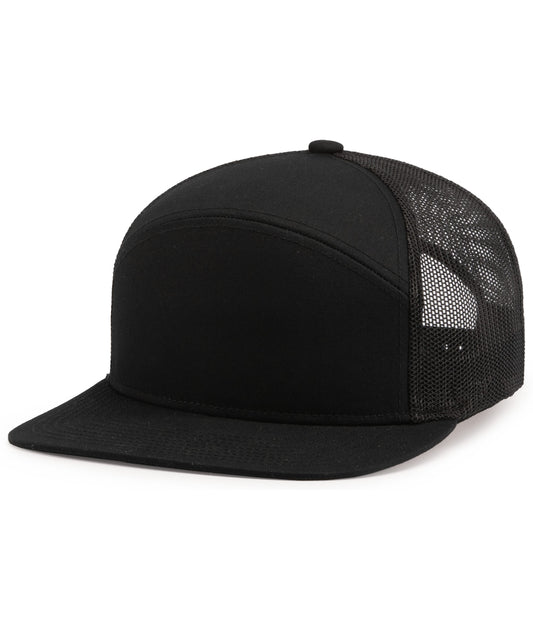 6-Panel Arch Trucker Snapback Cap