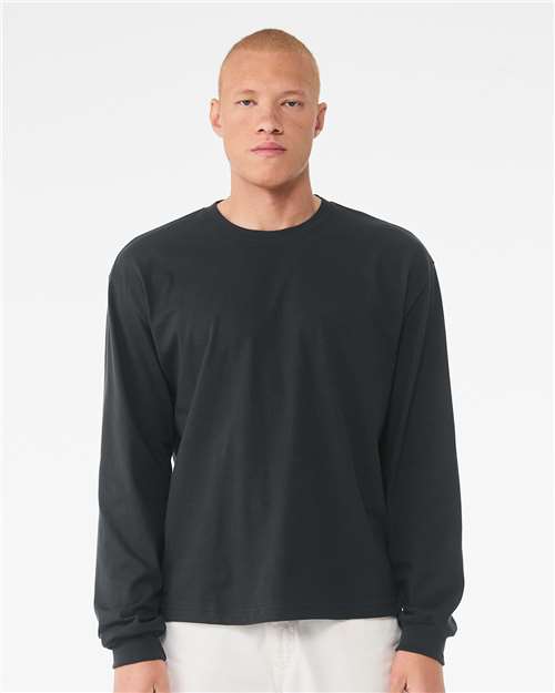 BELLA + CANVAS Dark Grey / XS 6 oz. Heavyweight Long Sleeve Tee