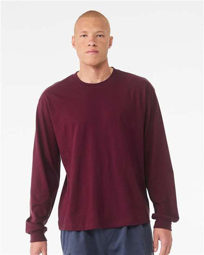 BELLA + CANVAS Maroon / XS 6 oz. Heavyweight Long Sleeve Tee