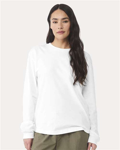 BELLA + CANVAS White / XS 6 oz. Heavyweight Long Sleeve Tee