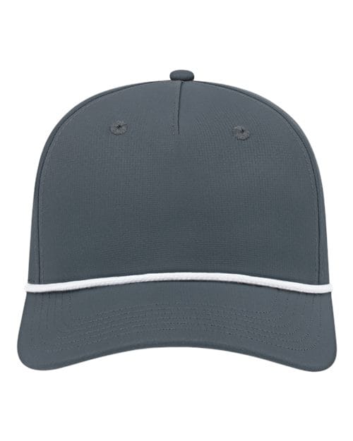 CAP AMERICA Charcoal/ White / Adjustable Cap America Athletic Rope Cap