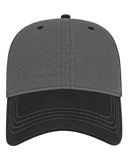 CAP AMERICA Dark Grey/ Black / Adjustable Relaxed Golf Dad Hat