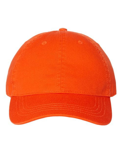 CAP AMERICA Orange / Adjustable Relaxed Golf Dad Hat