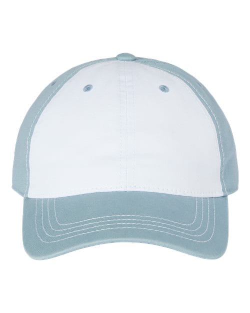CAP AMERICA White/ Smoke Blue / Adjustable Relaxed Golf Dad Hat