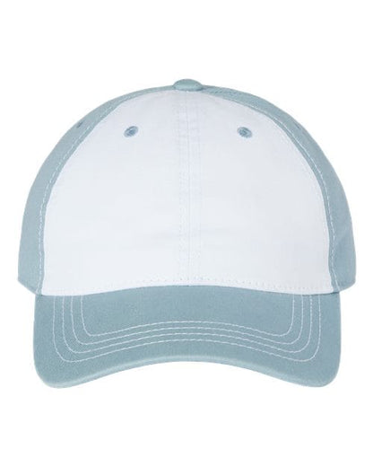 CAP AMERICA White/ Smoke Blue / Adjustable Relaxed Golf Dad Hat