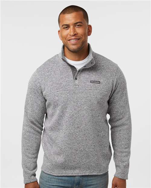 Columbia City Grey Heather / S Men's Alto Pass™ Fleece Half-Snap Pullover