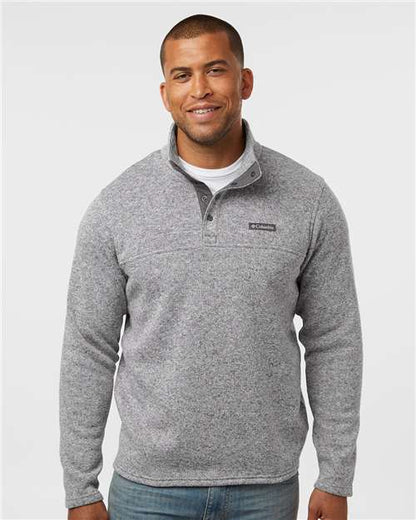 Columbia City Grey Heather / S Men's Alto Pass™ Fleece Half-Snap Pullover