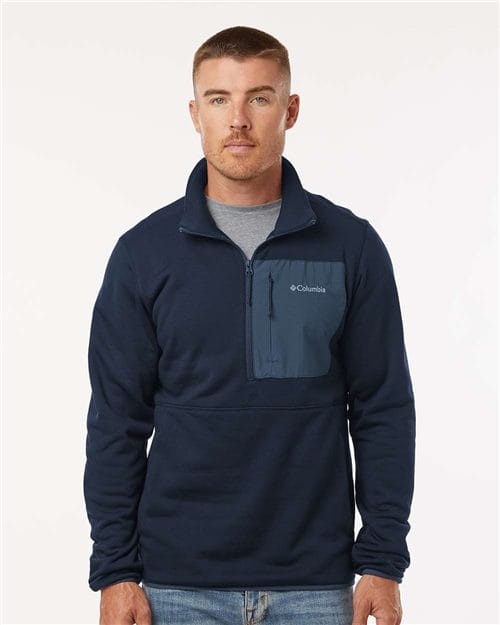 Columbia Collegiate Navy/ Dark Mountain / L Men's Columbia Hike™ II Half-Zip Pullover