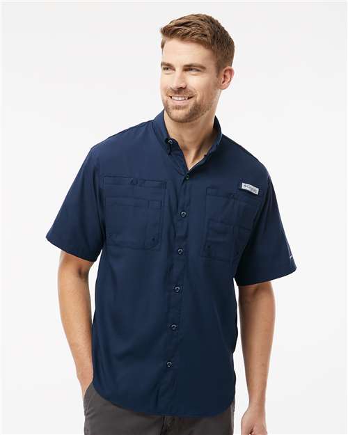 Columbia Collegiate Navy / S Men's PFG Tamiami™ II Short Sleeve Shirt