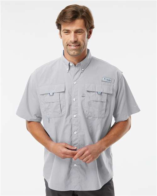 Columbia Cool Grey / S Men's PFG Bahama™ II Short Sleeve Shirt