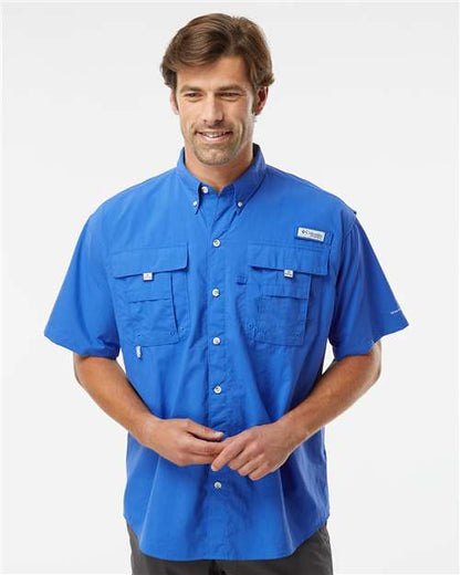 Columbia Vivid Blue / S Men's PFG Bahama™ II Short Sleeve Shirt