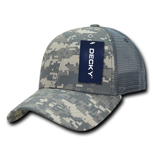 Decky ACU / OSFM 6 Panel Low Profile Structured Camo Trucker
