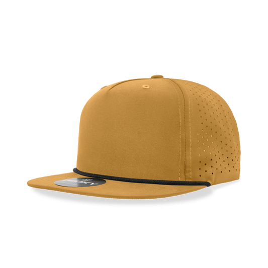 5 Panel High Profile Relaxed Perforated Performance Rope Hat