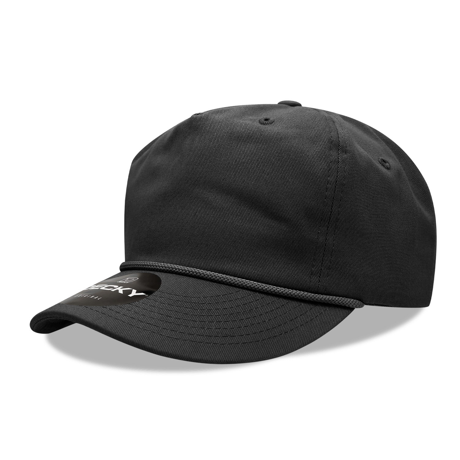 Decky Black / OSFM 5 Panel High Profile Relaxed Cotton Rope Hat