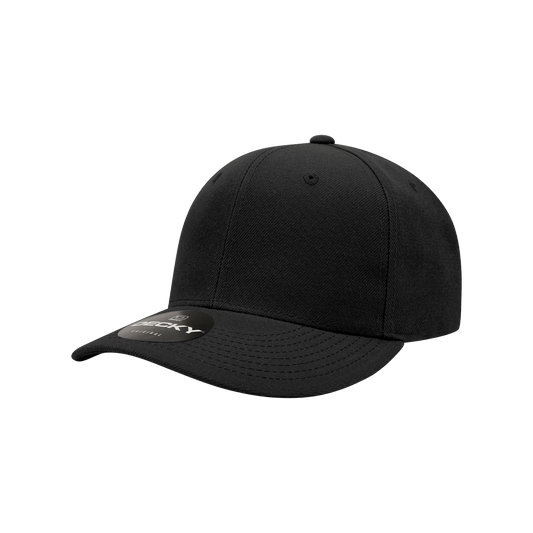 Decky Black / OSFM Youth 6 Panel Mid Profile Structured Acrylic/Polyester Cap