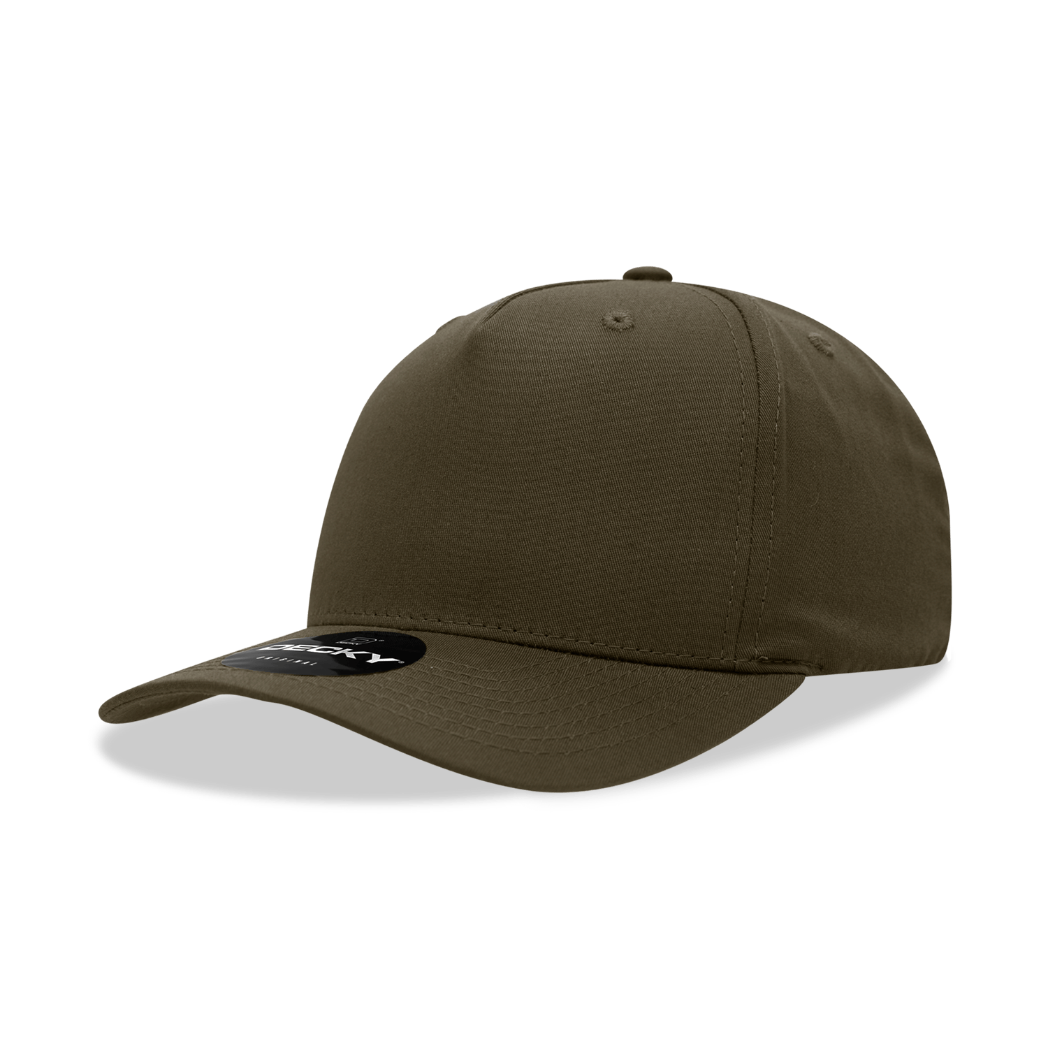 Decky Brown / Standard 5 Panel Mid Profile Structured Cotton Blend Cap