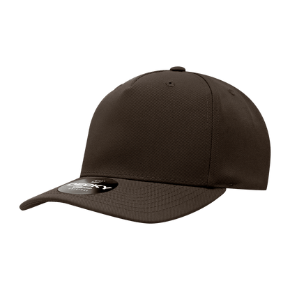 Decky Brown / Standard 5 Panel Mid Profile Structured Polyester Cap