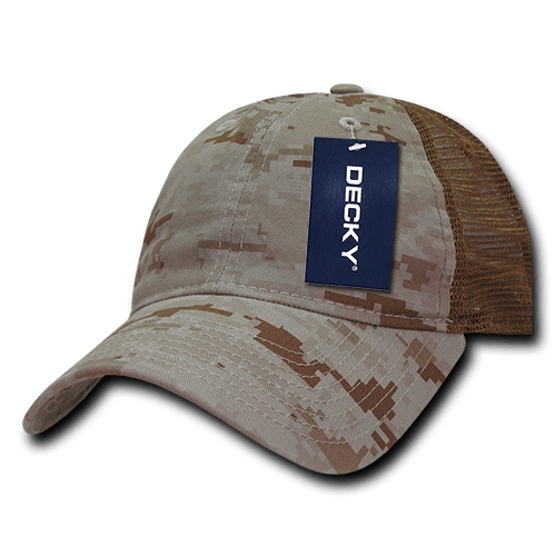 Decky Desert Digital / OSFM 6 Panel Low Profile Relaxed Camo Trucker
