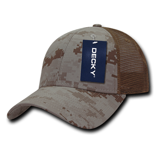 Decky DESERT Digital / OSFM 6 Panel Low Profile Structured Camo Trucker