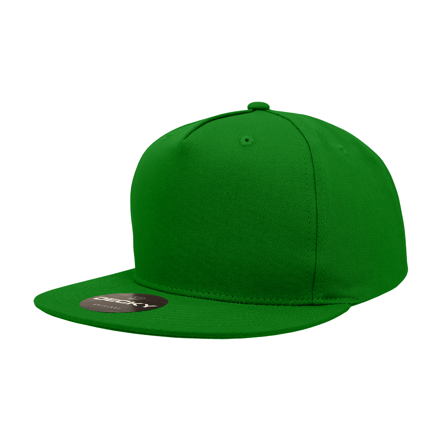 Decky Kelly / Standard 5 Panel High Profile Structured Cotton Blend Snapback