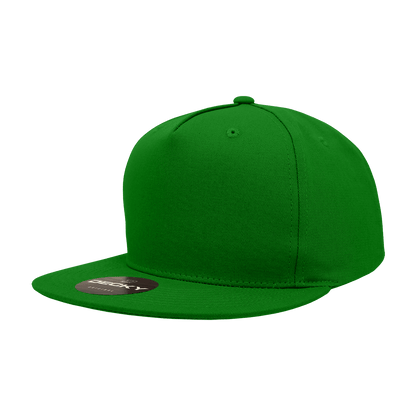 Decky Kelly / Standard 5 Panel High Profile Structured Cotton Blend Snapback