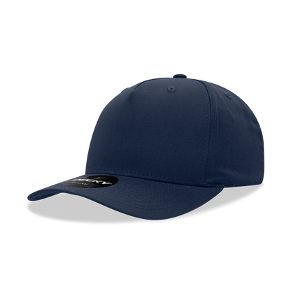 Decky Navy / Standard 5 Panel Mid Profile Structured Cotton Blend Cap