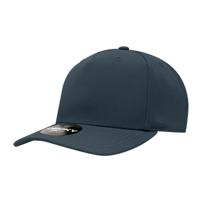 Decky Navy / Standard 5 Panel Mid Profile Structured Polyester Cap