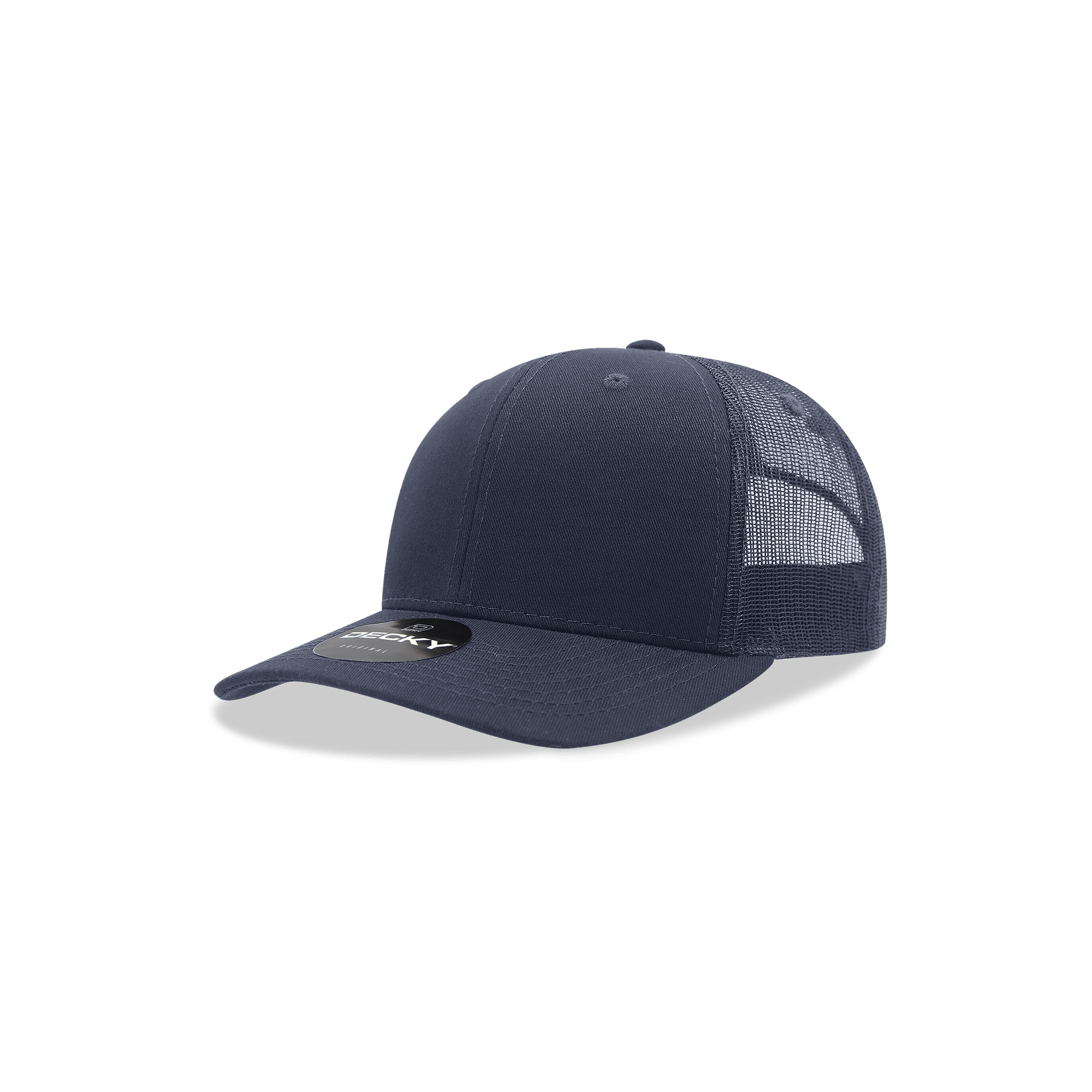 Decky Navy / Standard Youth 6 Panel Mid Profile Structured Cotton Trucker
