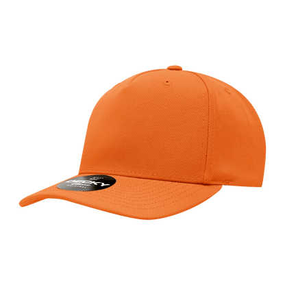 Decky Orange / Standard 5 Panel Mid Profile Structured Polyester Cap