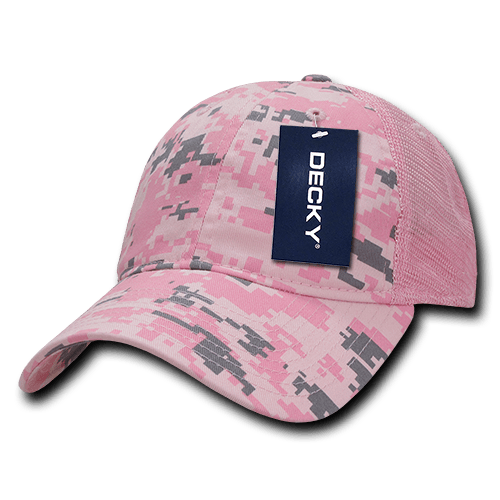 Decky Pink Digital / OSFM 6 Panel Low Profile Relaxed Camo Trucker