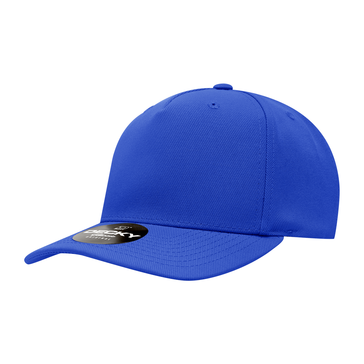 Decky Royal / Standard 5 Panel Mid Profile Structured Polyester Cap