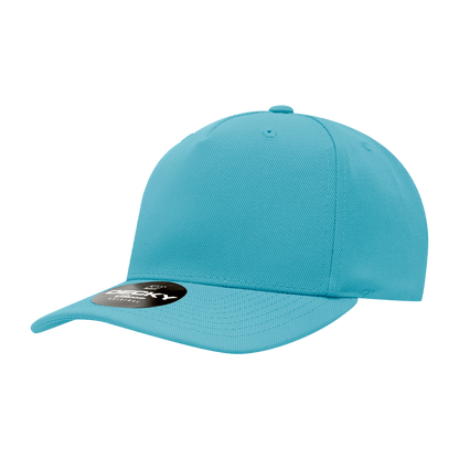 Decky Teal / Standard 5 Panel Mid Profile Structured Polyester Cap
