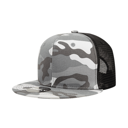 Decky URB/URB/BLK / OSFM 6 Panel High Profile Structured Camo Trucker