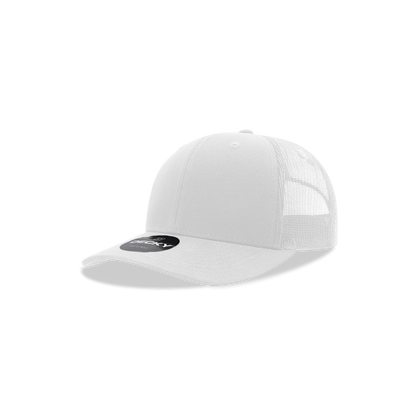 Decky White / Standard Youth 6 Panel Mid Profile Structured Cotton Trucker
