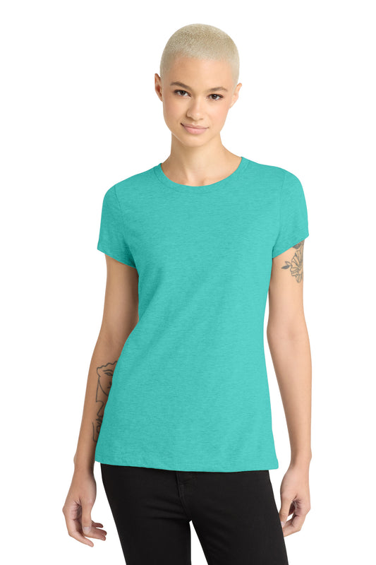 District Aqua Heather / XS District  ®  Women's Perfect Blend ®  CVC Tee. DM108L
