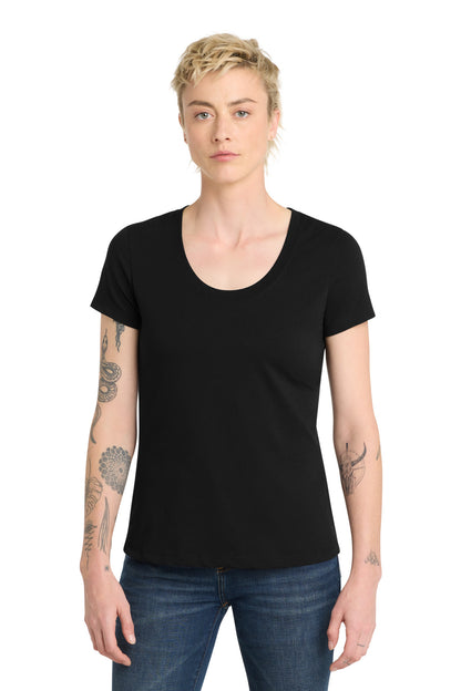 District Black / XS District  ®  Women's Flex Scoop Neck Tee DT7501