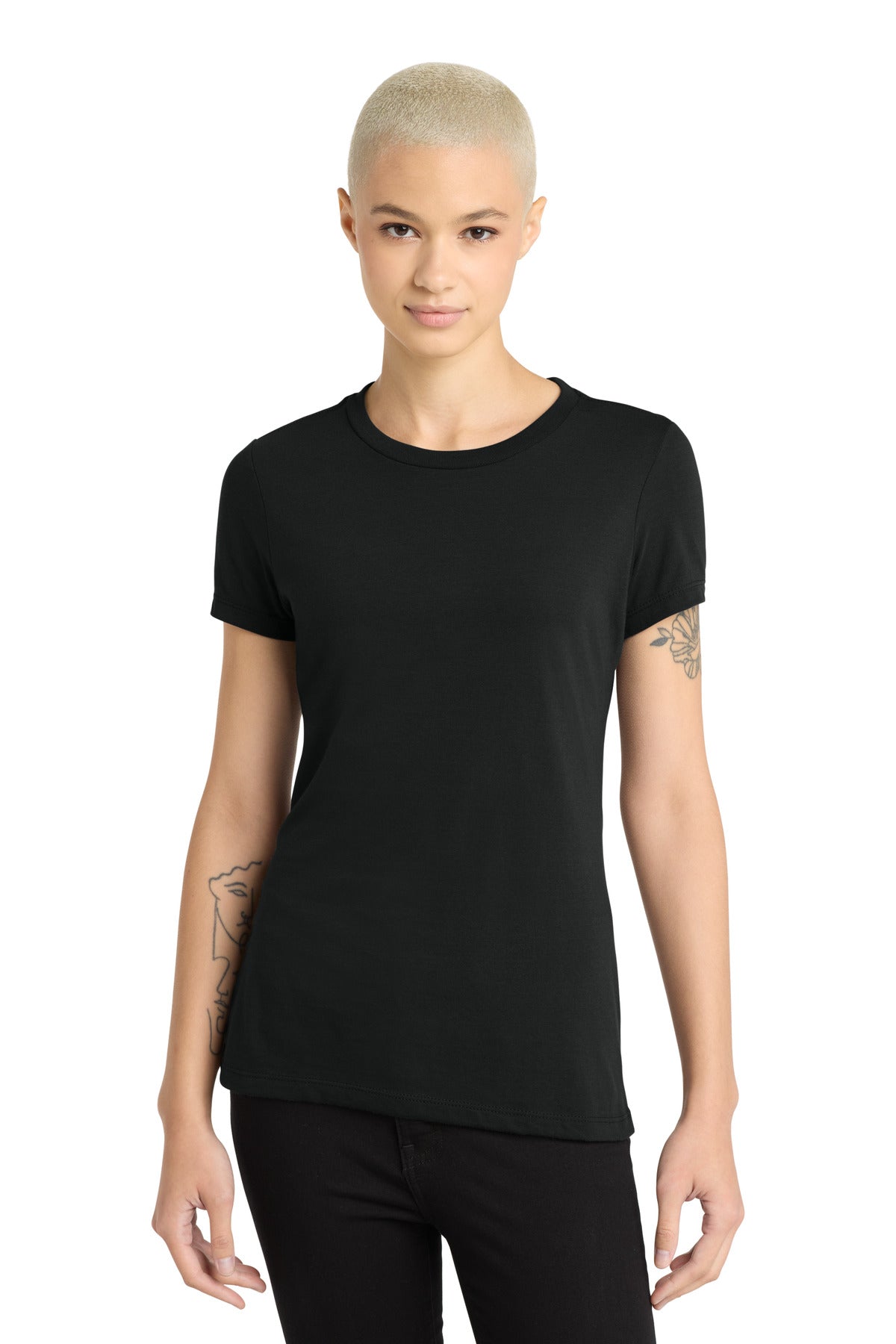 District Black / XS District  ®  Women's Perfect Blend ®  CVC Tee. DM108L
