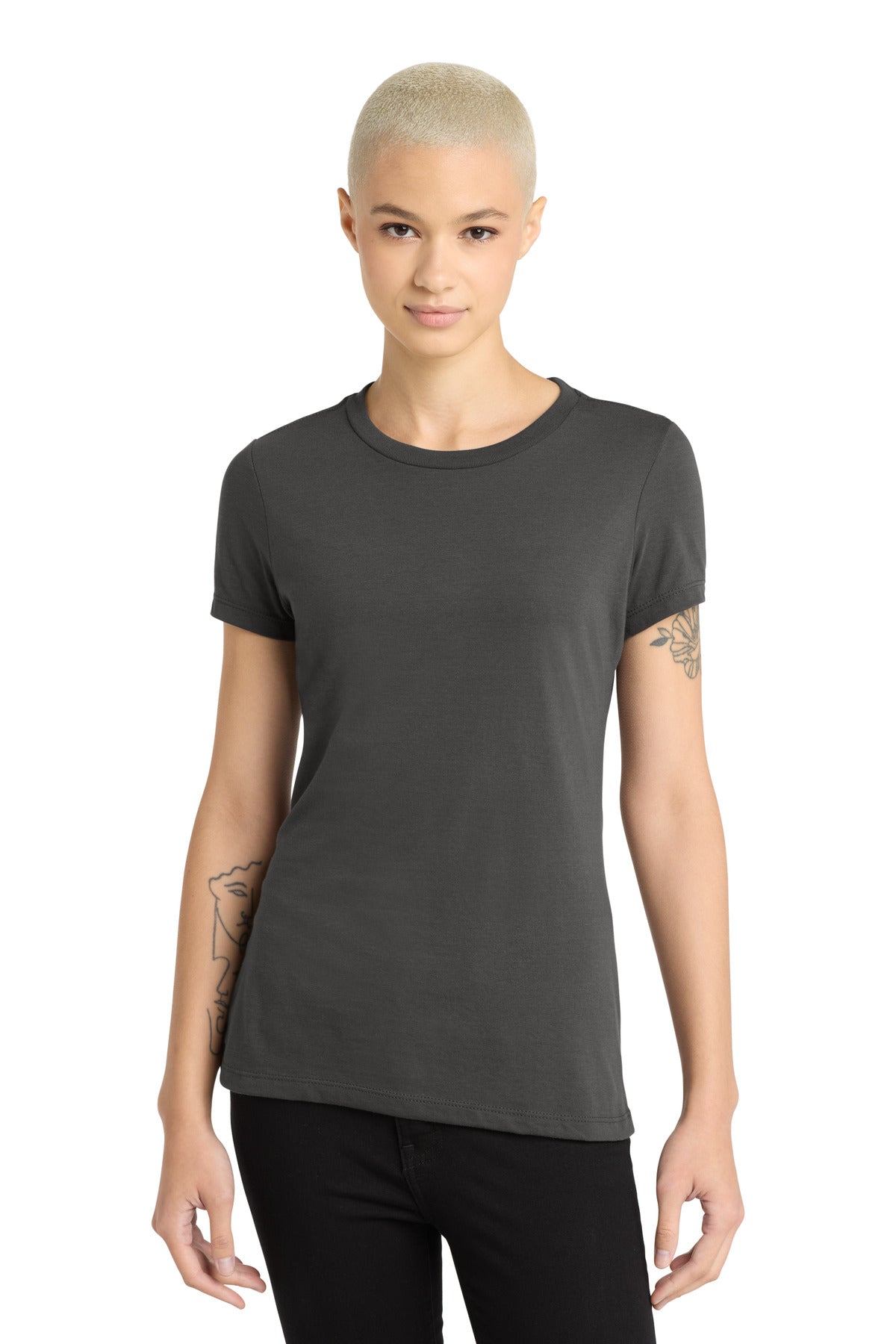 District Charcoal / XS District  ®  Women's Perfect Blend ®  CVC Tee. DM108L