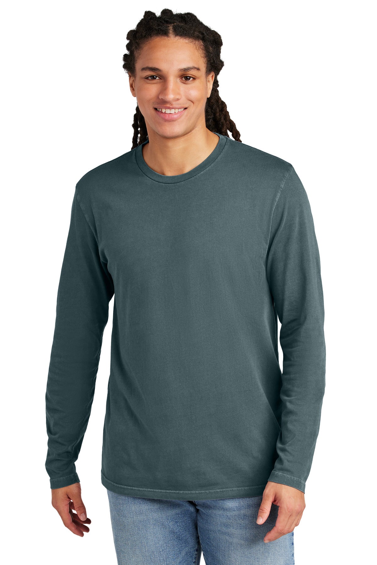 District Deep Steel Blue / XS District Wash ™  Long Sleeve Tee DT2103