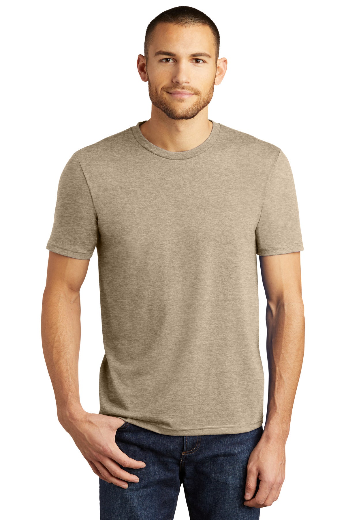 District Desert Tan Heather / XS District  ®  Perfect Tri ® Tee. DM130