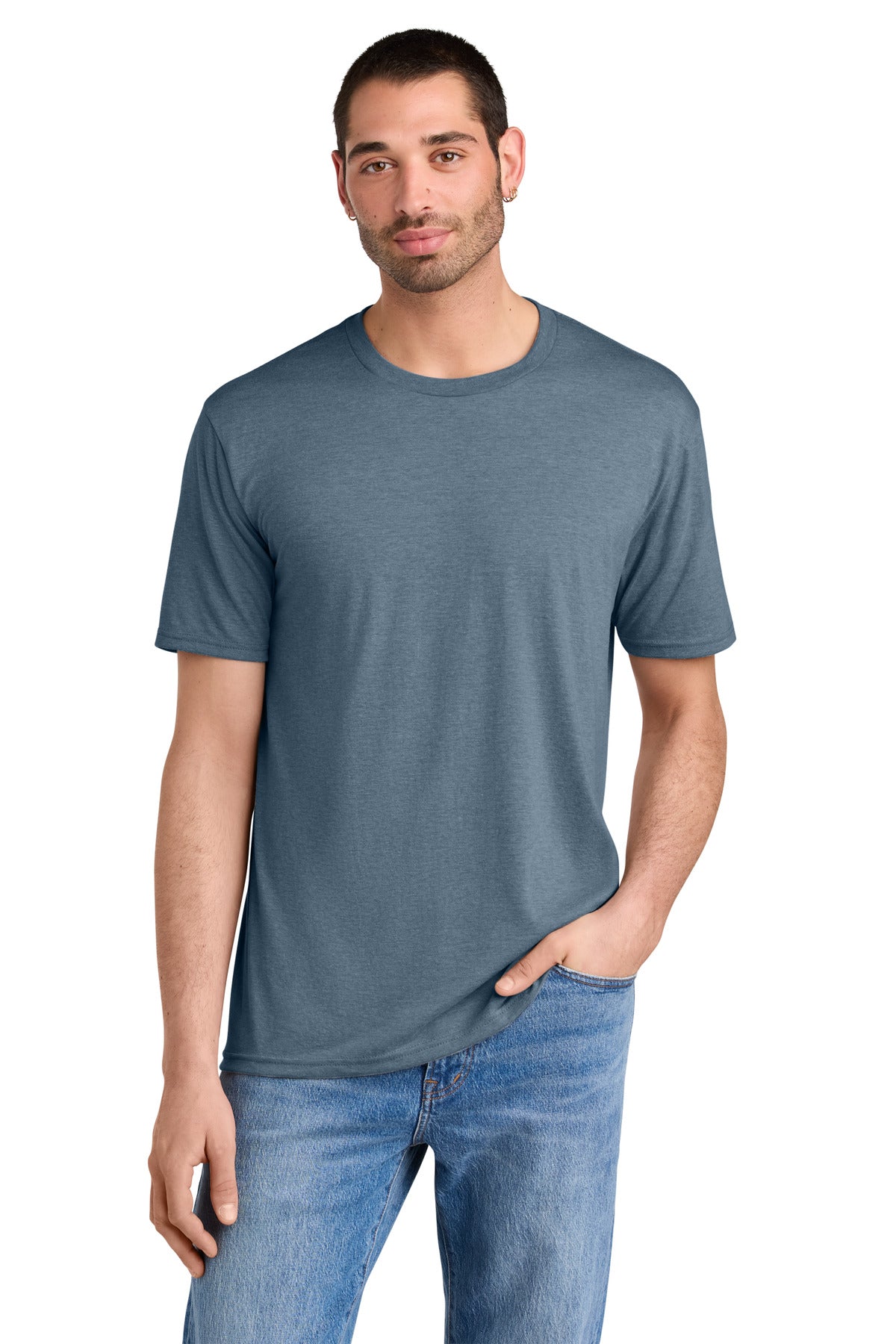 District Flint Blue Heather / XS District  ®  Perfect Tri ® Tee. DM130