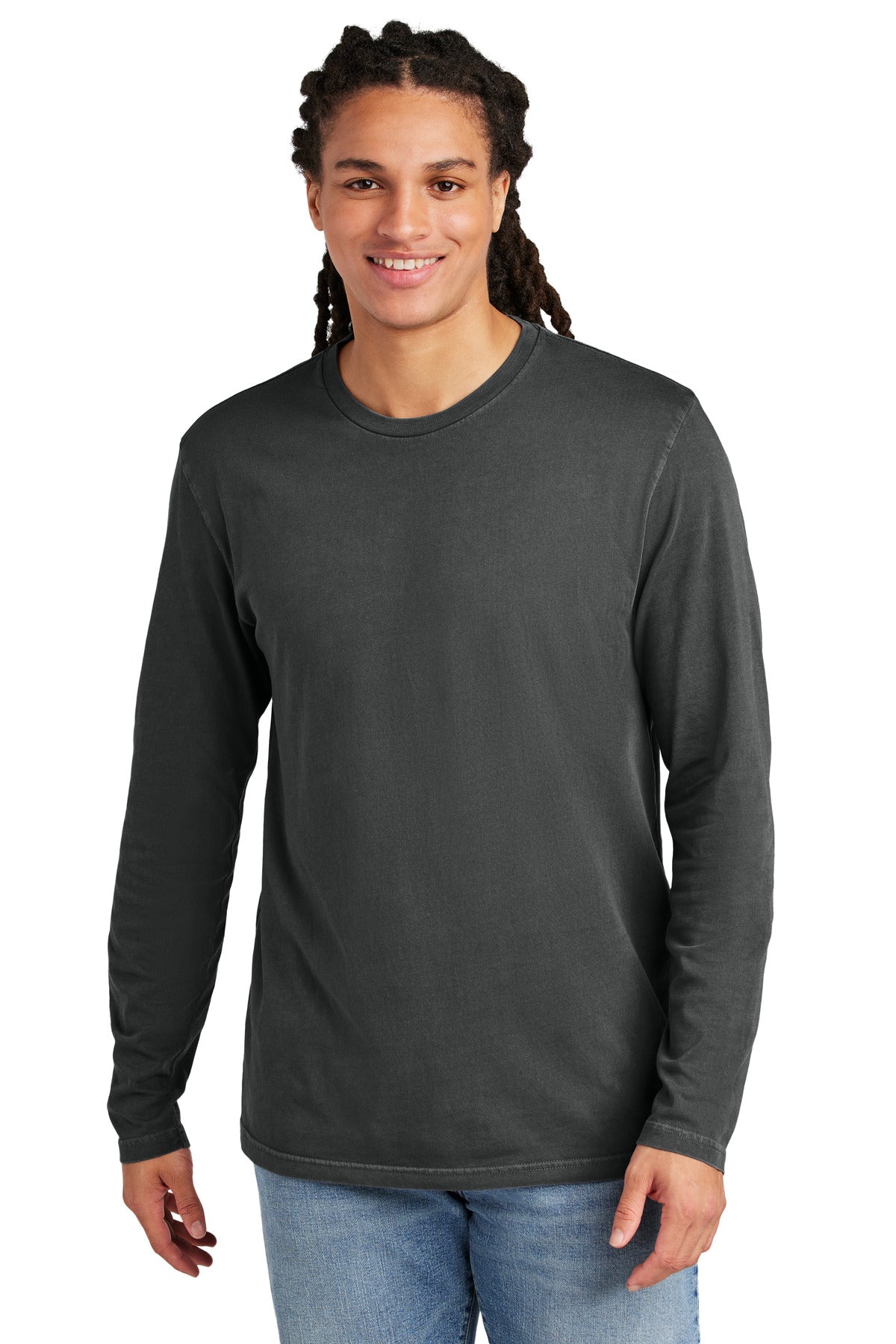 District Graphite / XS District Wash ™  Long Sleeve Tee DT2103