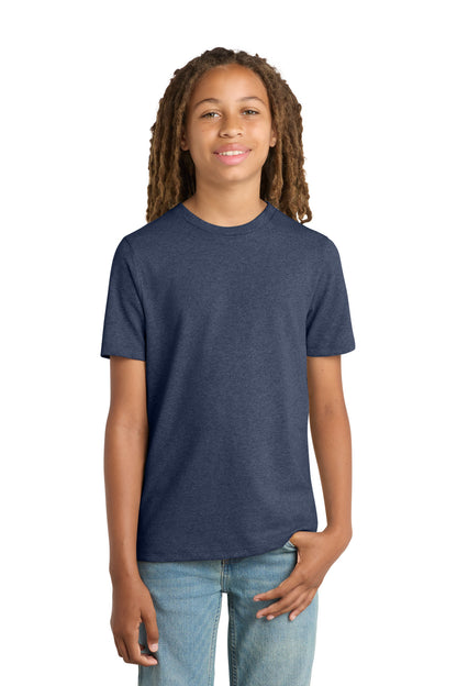 District Heathered Navy / XS District  ®  Youth Re-Tee  ®  DT8000Y