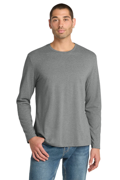 District Heathered Steel / XS District  ®  Perfect Weight ®  Long Sleeve Tee. DT105