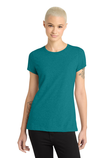 District Heathered Teal / XS District  ®  Women's Perfect Blend ®  CVC Tee. DM108L