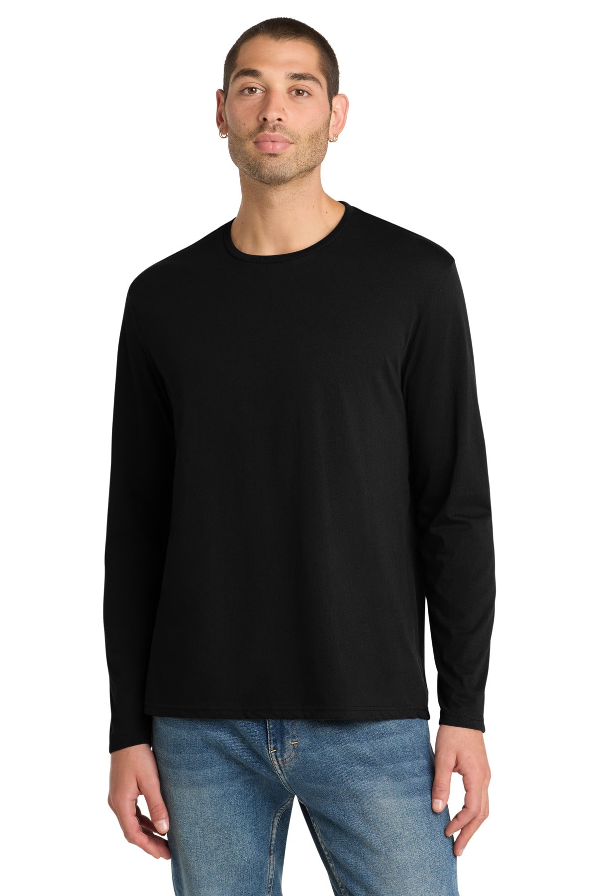 District Jet Black / XS District  ®  Perfect Weight ®  Long Sleeve Tee. DT105