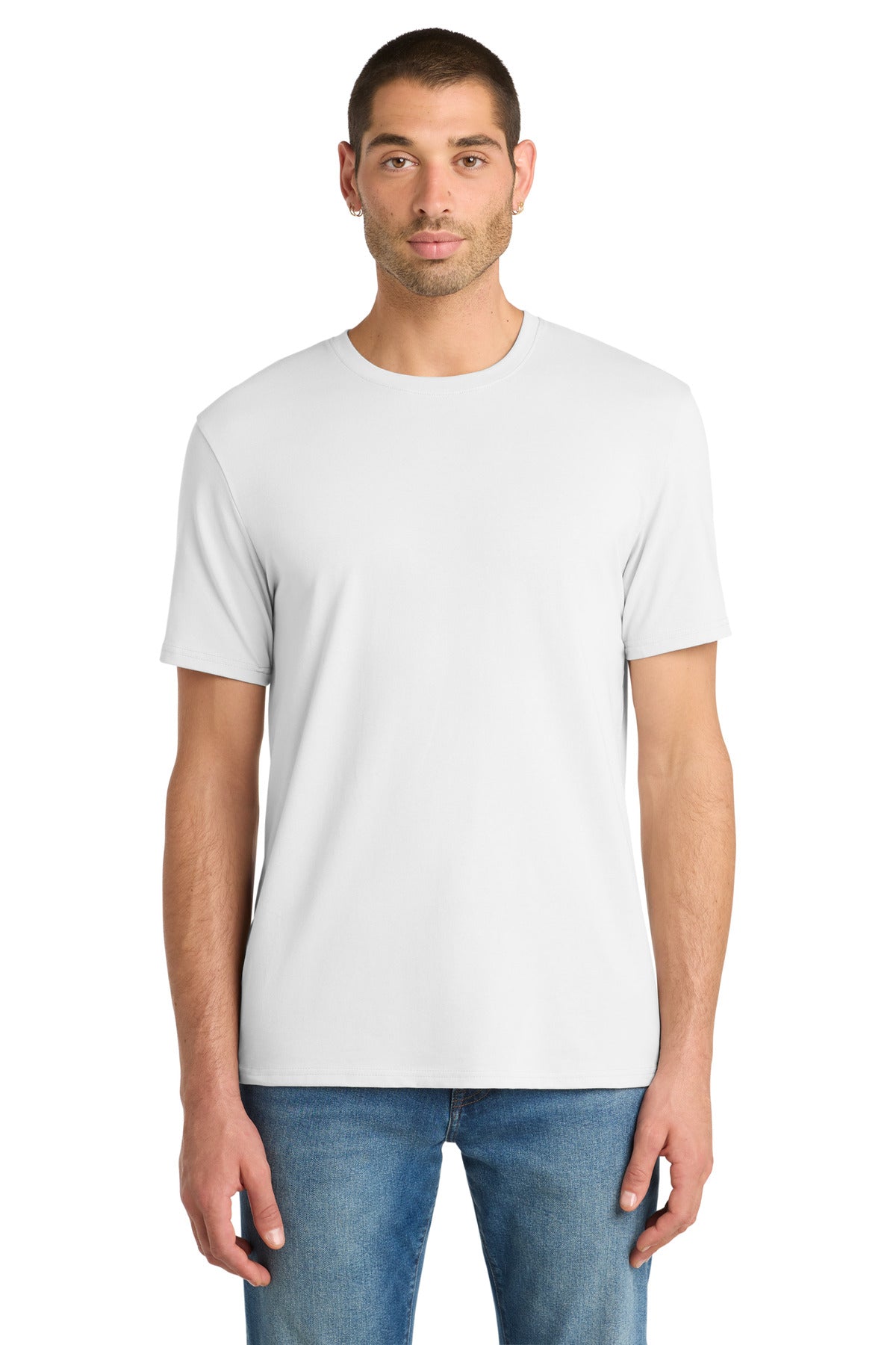 District White / XS District  ®  Flex Tee DT7500
