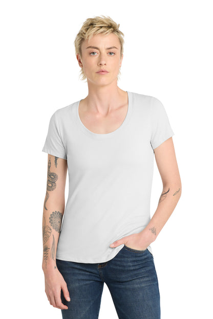 District White / XS District  ®  Women's Flex Scoop Neck Tee DT7501