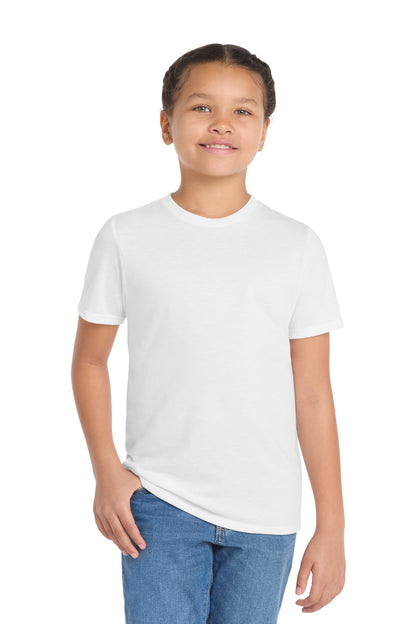 District White / XS District  ®  Youth Perfect Tri  ® Tee. DT130Y
