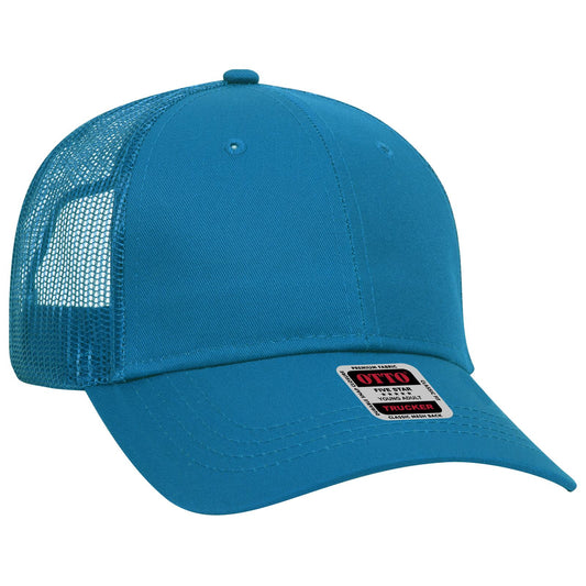 OTTO CAP 6 Panel Low Profile Mesh Back Trucker Hat